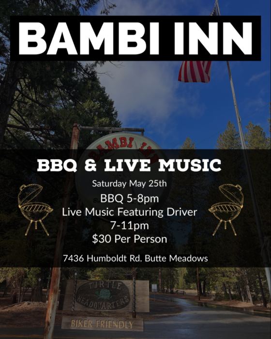 The Bambi Inn Presents BBQ & Live Music